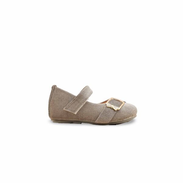 Girls Grey Formal Pumps KD2529