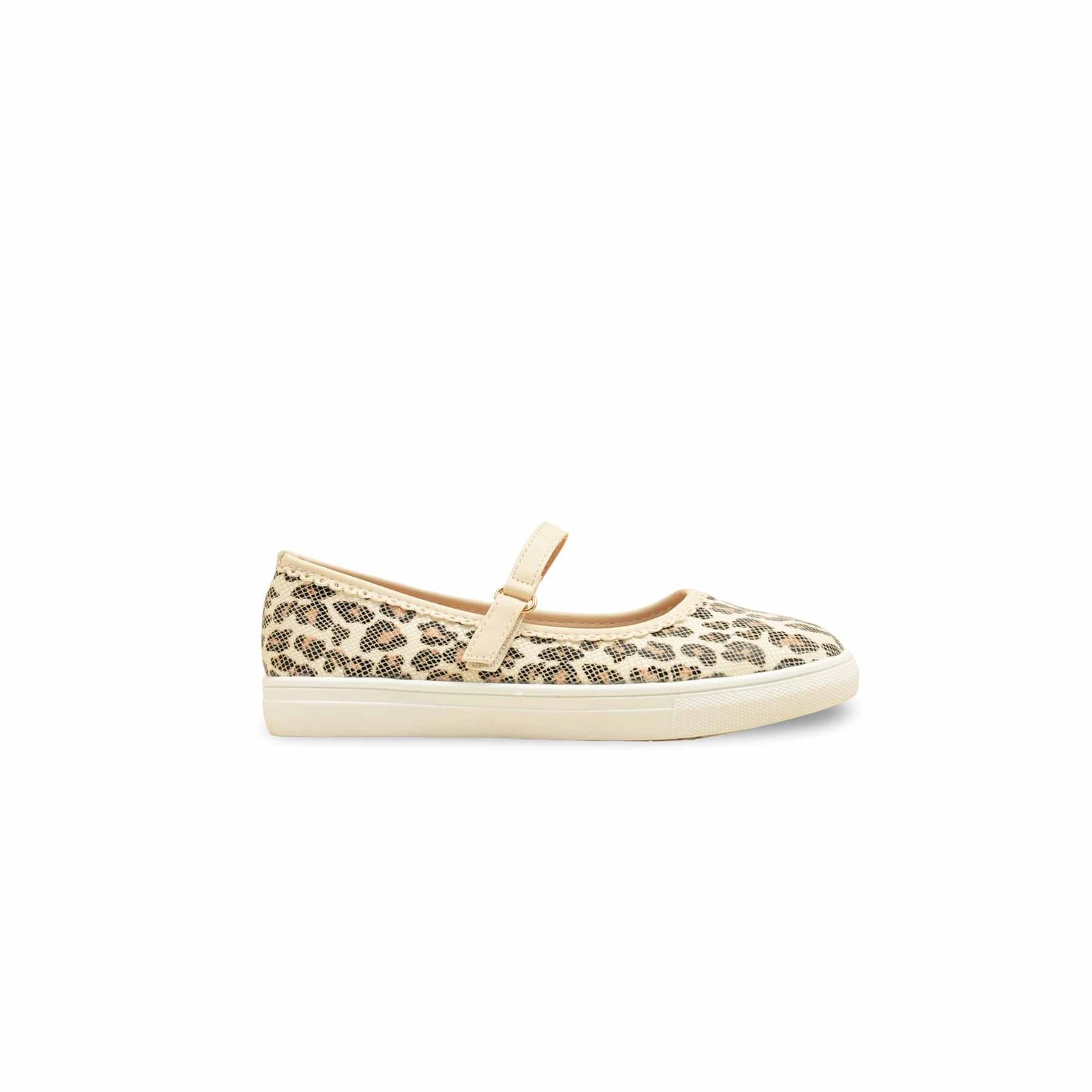 Girls Beige Casual Pumps KD2461