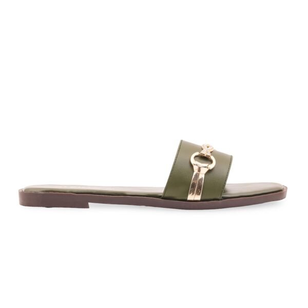 img-1-188 Green Casual Slipper For Ladies CL2189