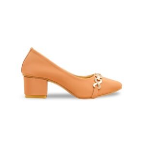 Girls Beige Formal Pumps KD2490