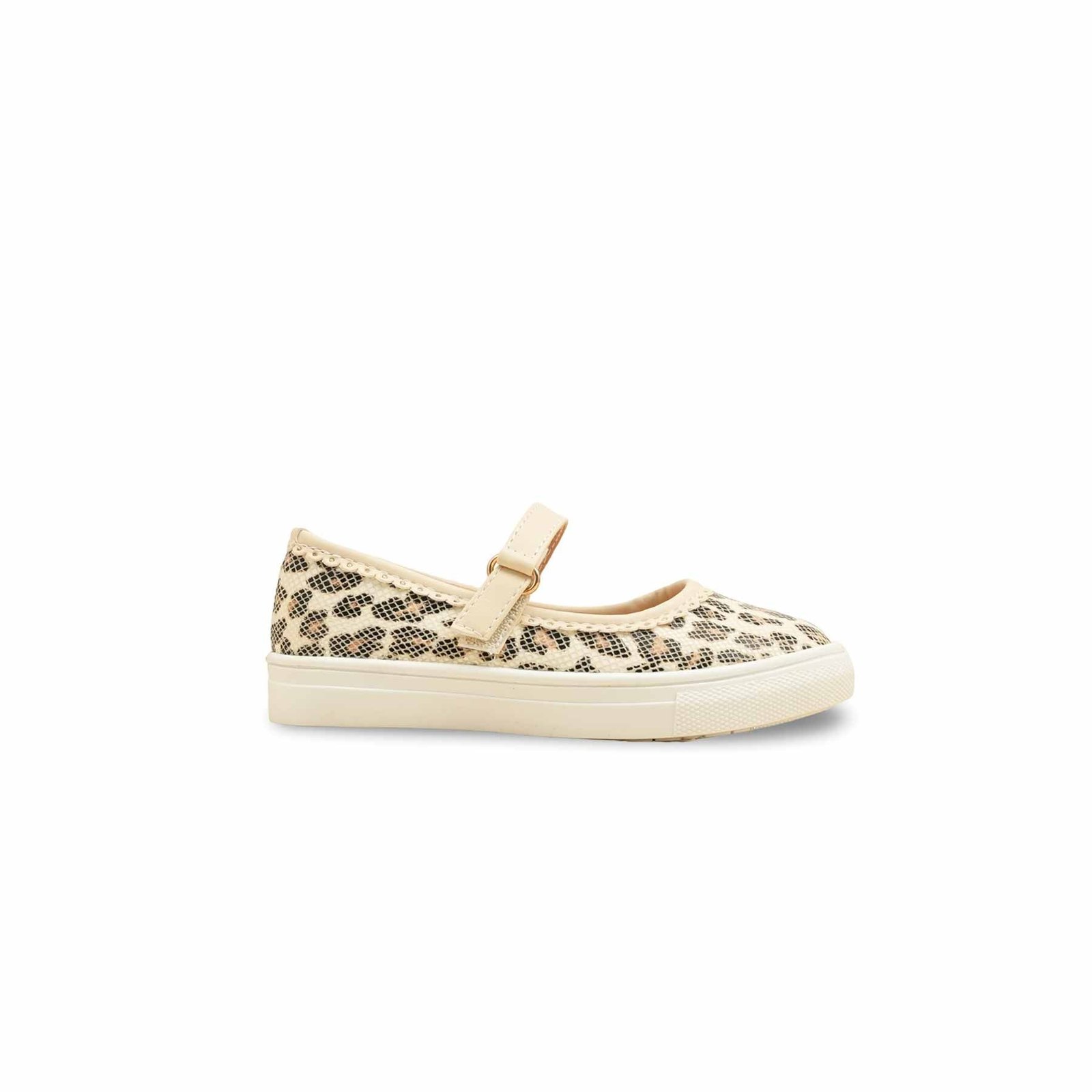 Girls Beige Casual Pumps KD2460