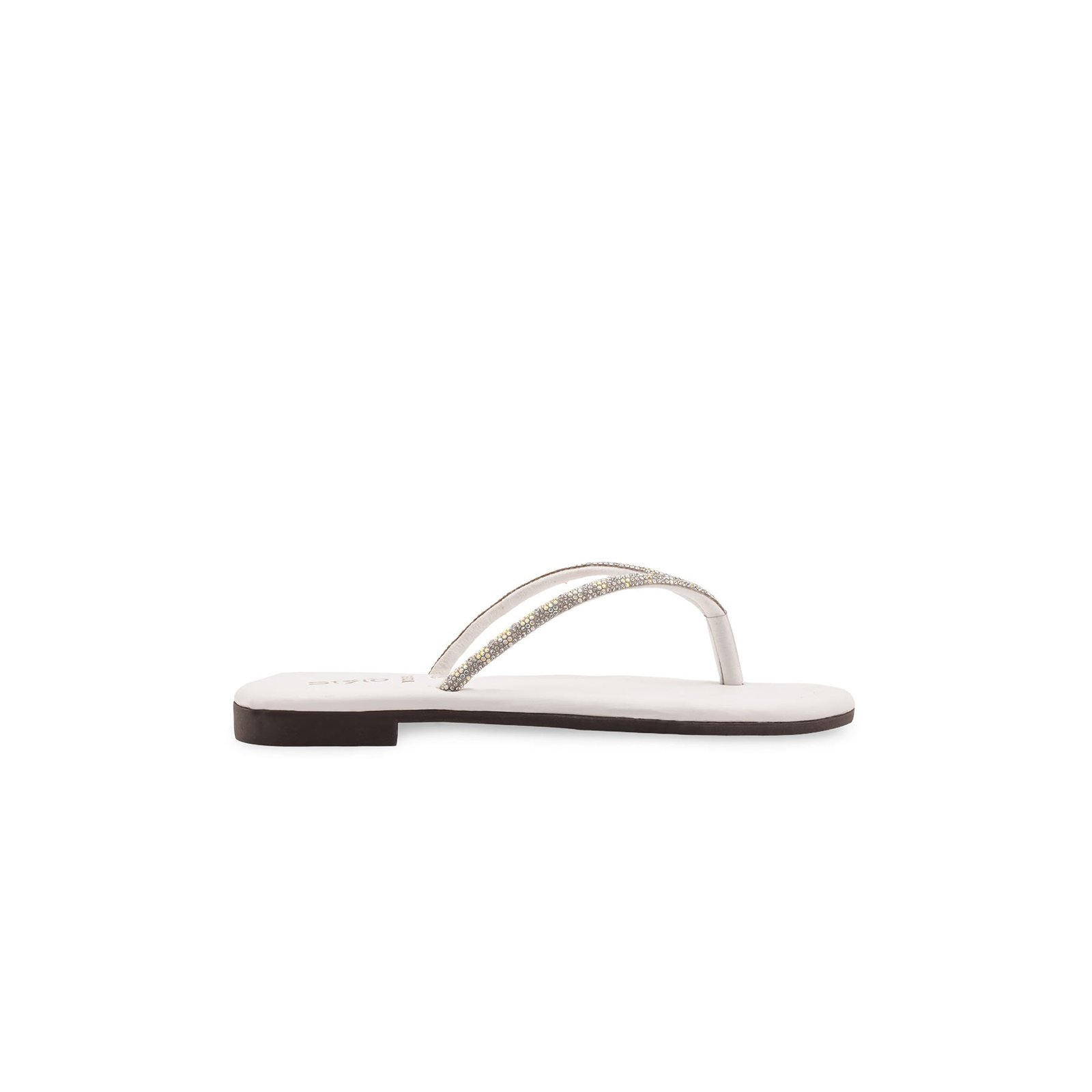 Girls White Fancy Slipper KD5911