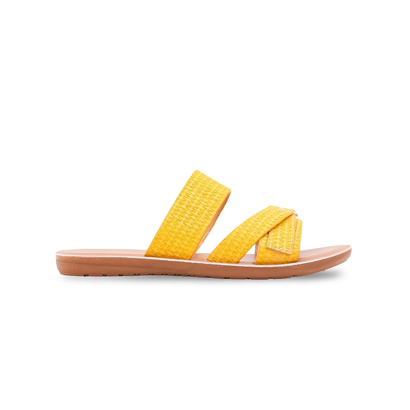Girls Mustard Casual Slipper KD2762
