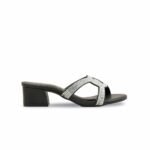 Girls Black Fancy Slipper KD5668