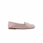 Girls Peach Fancy Moccasin KD2538