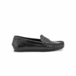 Girls Black Formal Moccasin KD2598