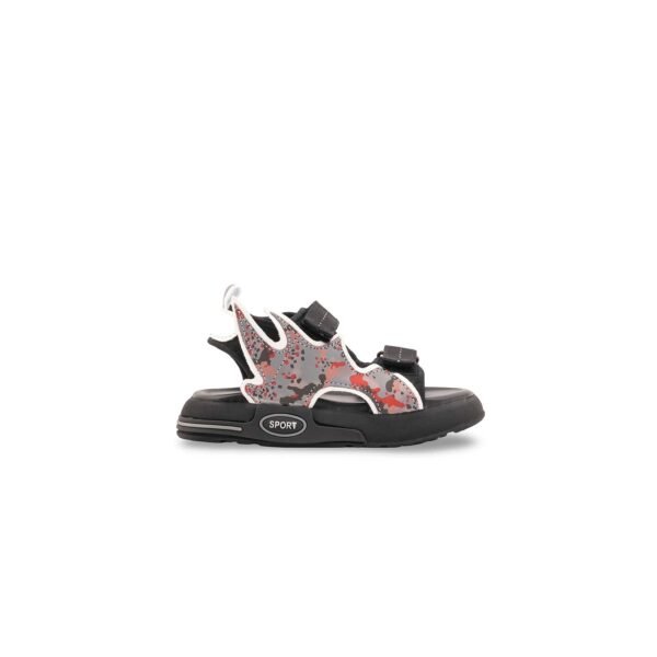 Boys Black Casual Sandal KD4979