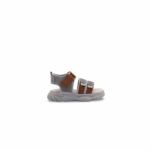 Boys Grey Casual Sandal KD4982