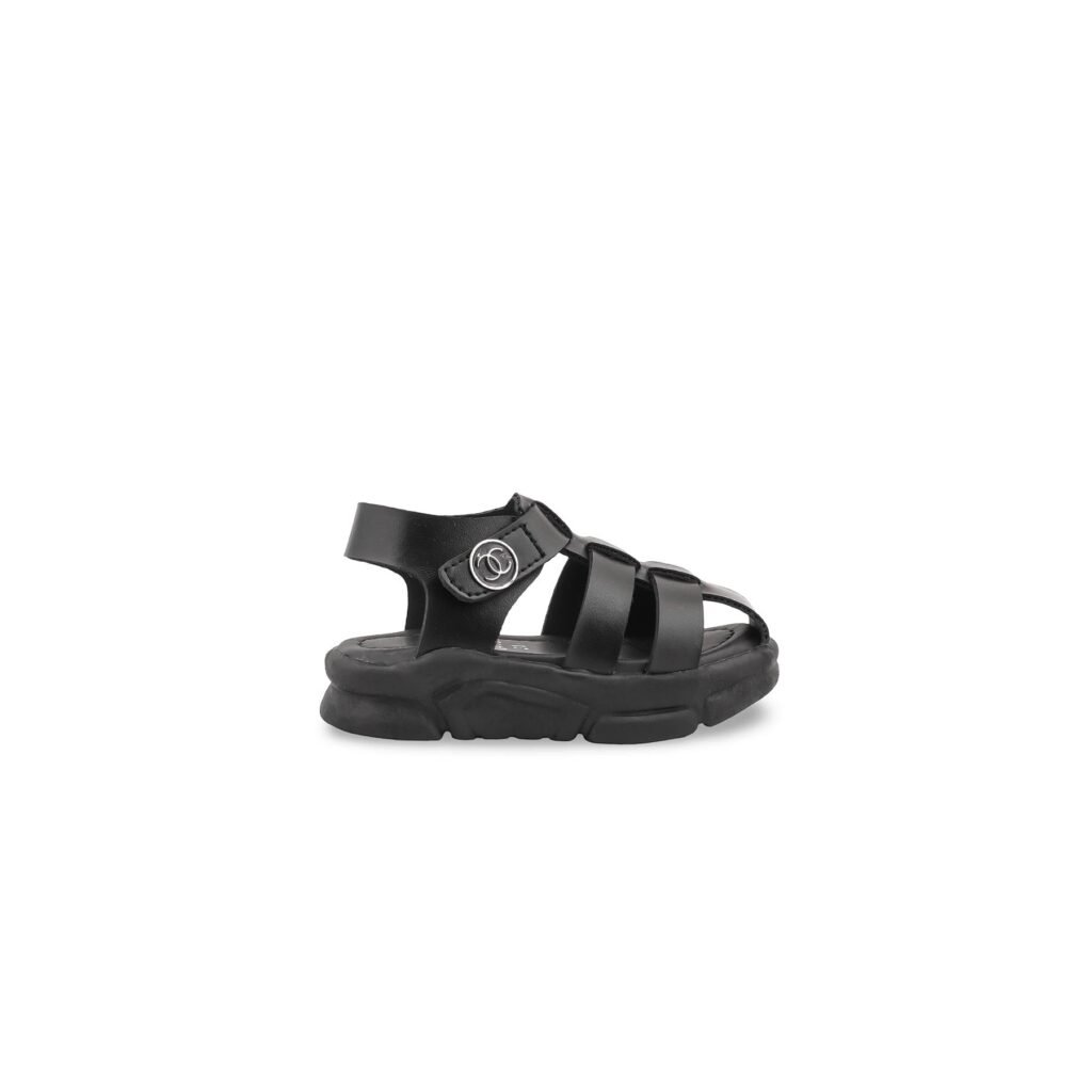 Boys Black Formal Sandal KD4980
