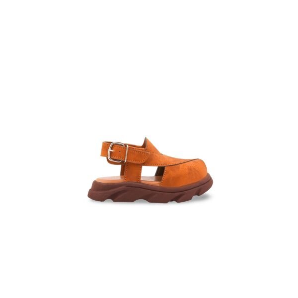 Boys Black Peshawari Chappal KD4958