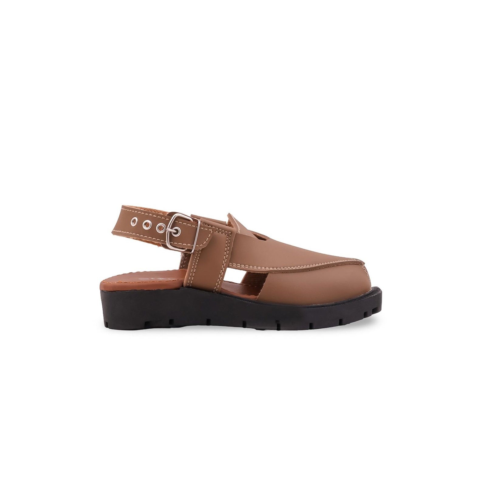 Boys Khaki Peshawari Chappal KD2683