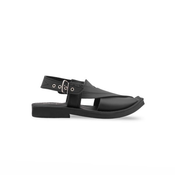 Boys Black Peshawari Chappal KD2678