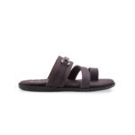 Boys Brown Formal Slipper KD2657