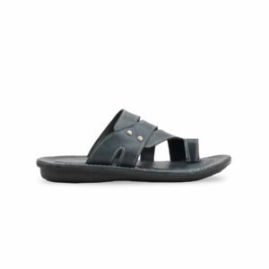 Boys Grey Formal Slipper KD2654