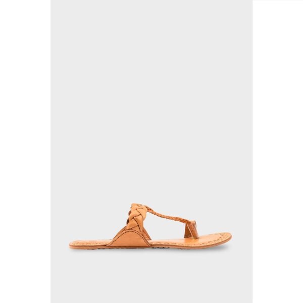 Beige Kolapoori Chappal EC0258
