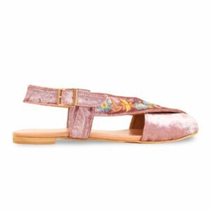 Pink Formal Peshawari Chappal For Ladies EC3184