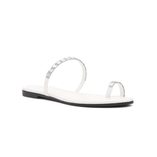 White Casual Chappal CL1267