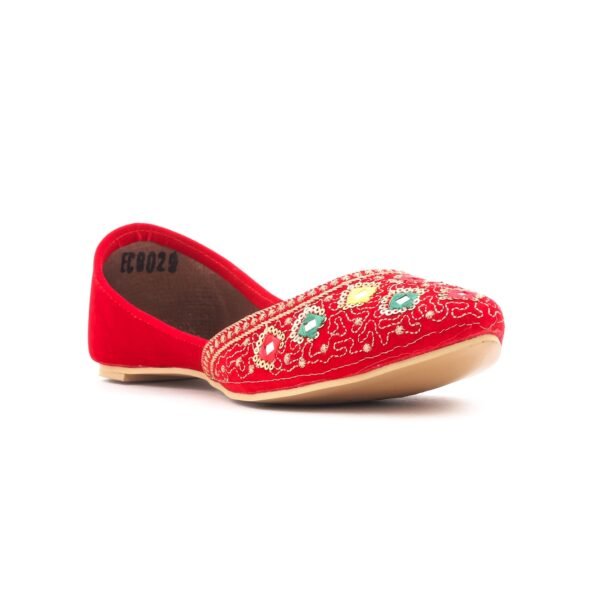 Red Casual Khussa EC8029
