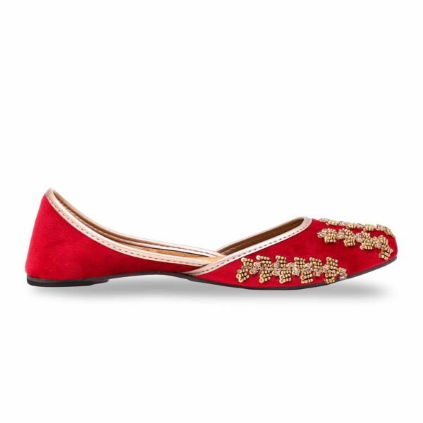 Maroon Fancy Khussa EC8469