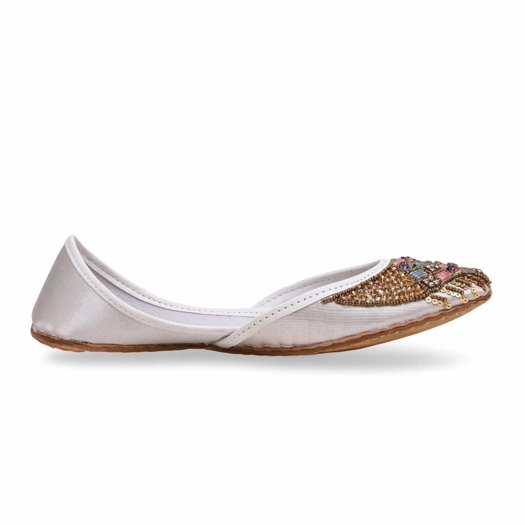 White Fancy Khussa EC8413