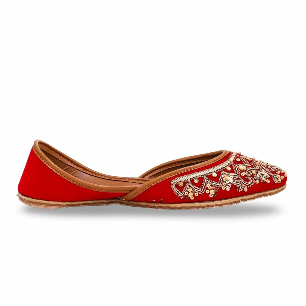 Red Fancy Khussa EC8465