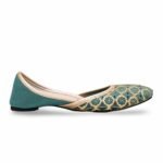 Green Fancy Khussa EC8449