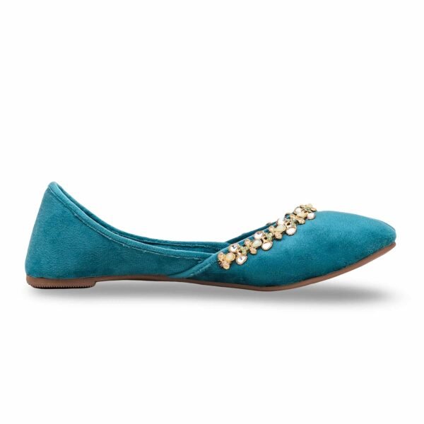 Seagreen Fancy Khussa EC8441