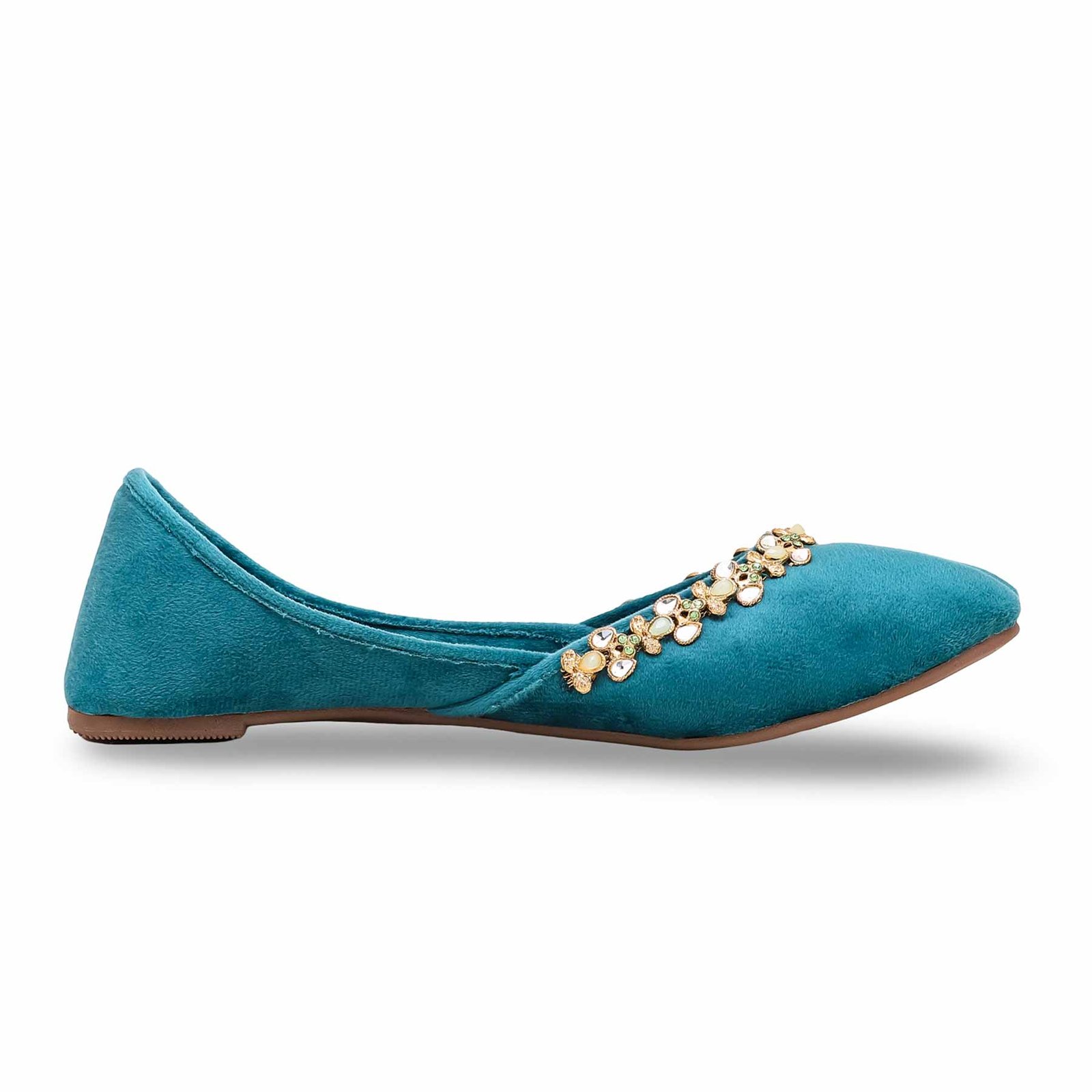 Seagreen Fancy Khussa EC8441