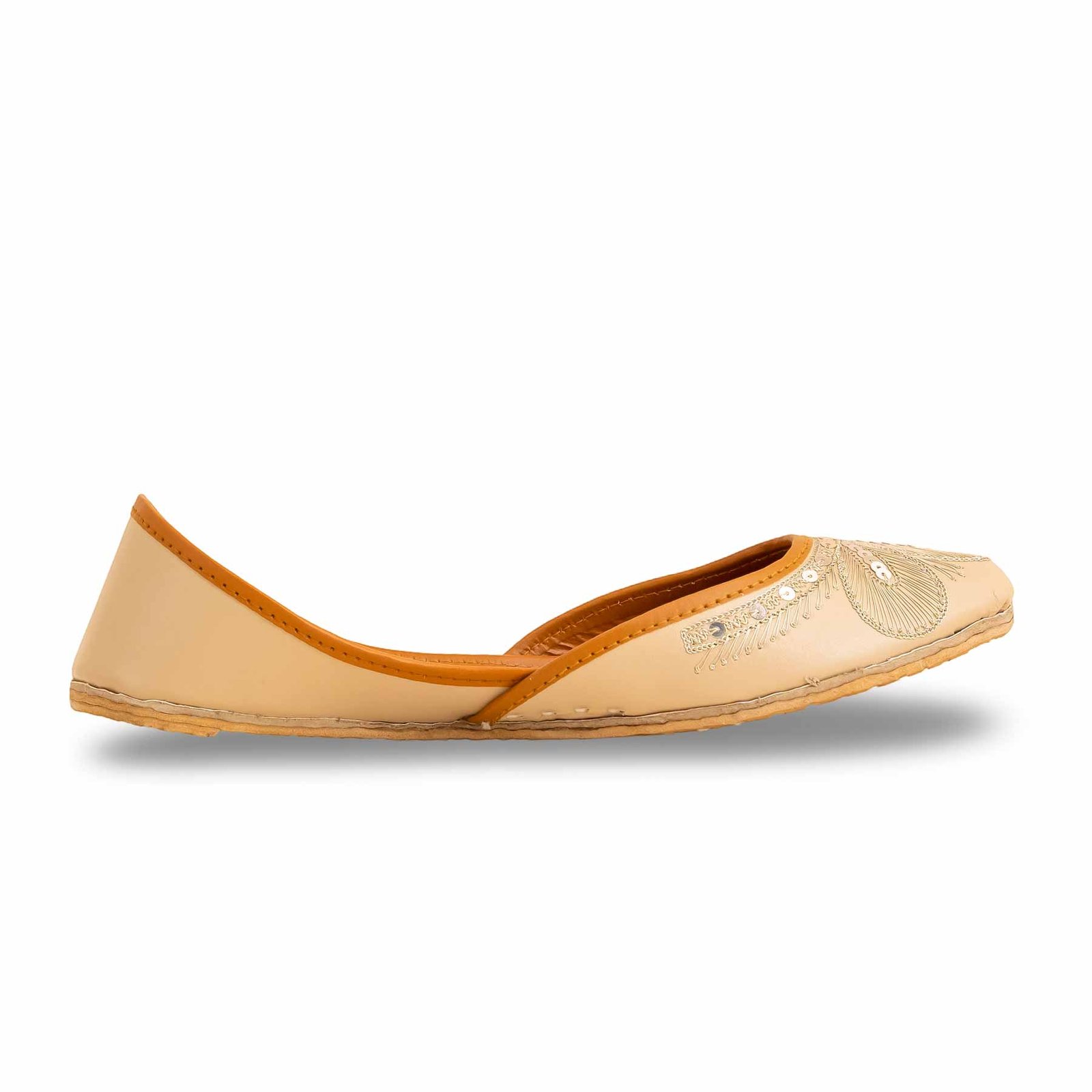 Fawn Formal Khussa For Ladies EC8515