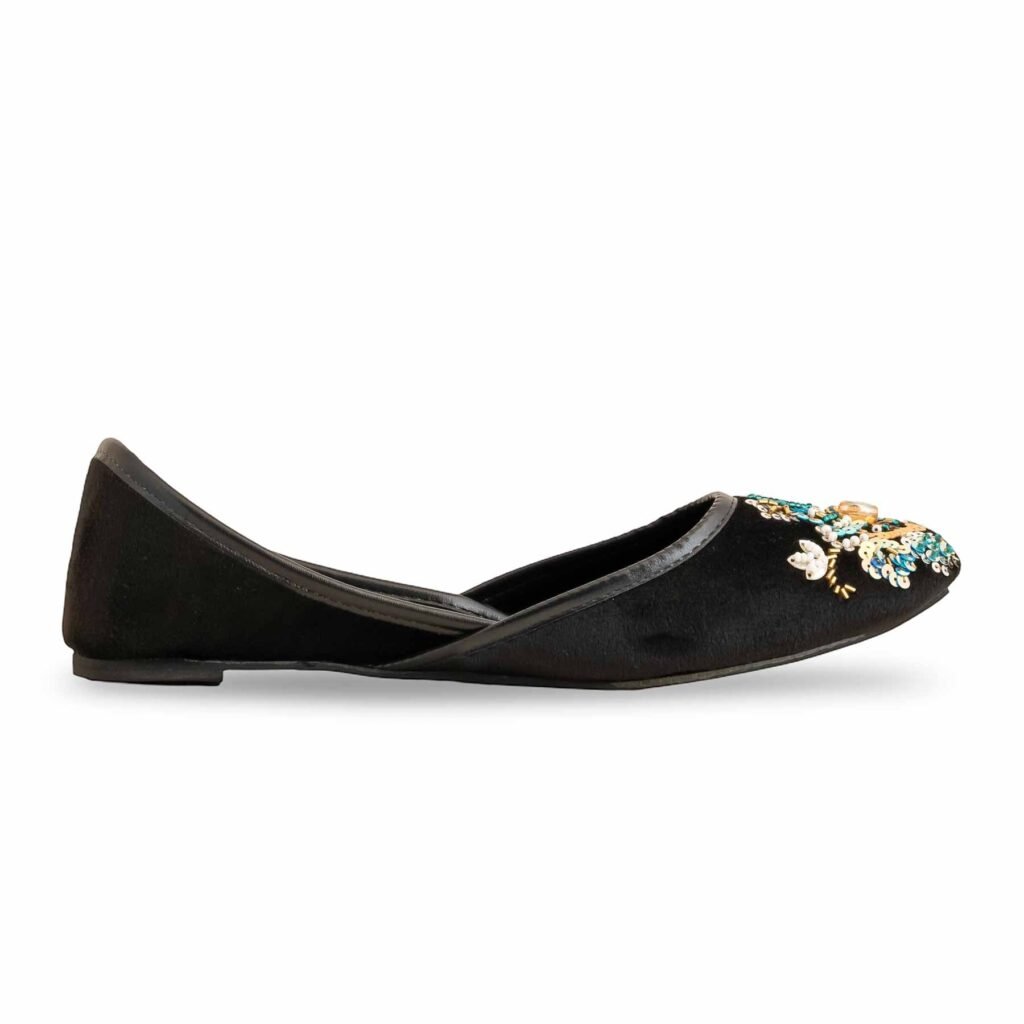 Black Fancy Women Khussa EC8558