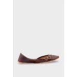 Brown Leather Khussa EC8641