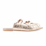 Golden Formal Slipper For Women FR8464