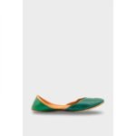 Green Leather Khussa EC8644