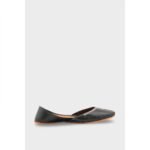 Black Leather Khussa EC8657