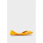 Yellow Leather Khussa EC8658