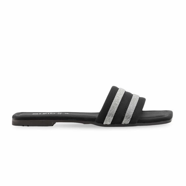Black Casual Slipper For Women CL2179