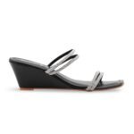 Black Formal Slipper For Ladies FR8498