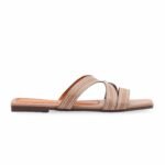 Beige Casual Slipper For Ladies CL2197