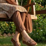 Mustard Formal Slipper For Women PU0736