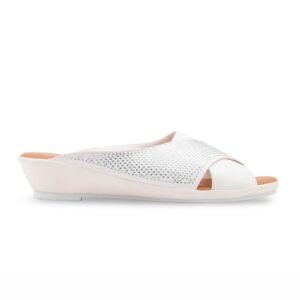 White Formal Slipper For Ladies PU0740