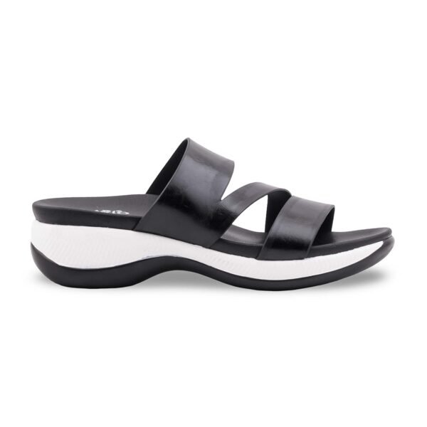 Black Formal Slipper For Ladies PU0859