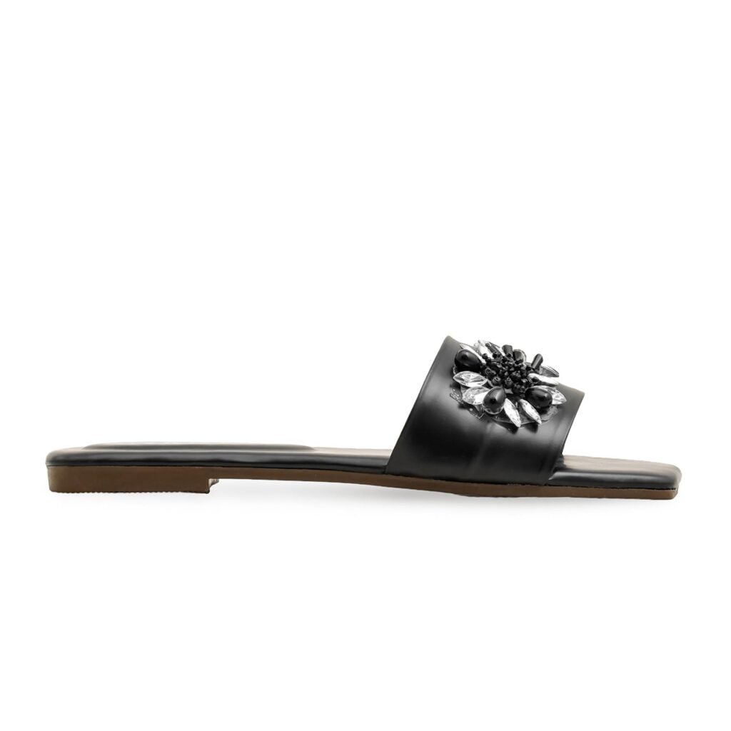Black Casual Slipper CL2112