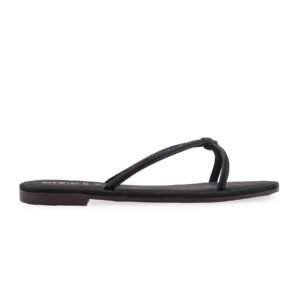 Black Casual Slipper For Ladies CL2287