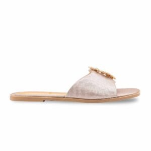 Golden Fancy Slipper For Ladies FN8036