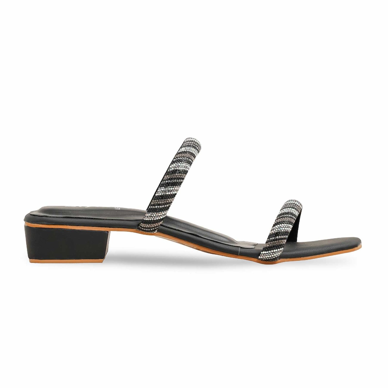 Black Fancy Slipper LFN713