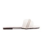White Casual Slipper For Women CL2247