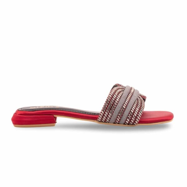 Maroon Fancy Slipper For Ladies FN8084