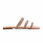 Golden Casual Slipper For Ladies CL2219