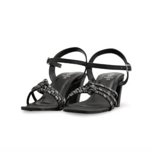 Black Fancy Sandal FN6054 - view 2