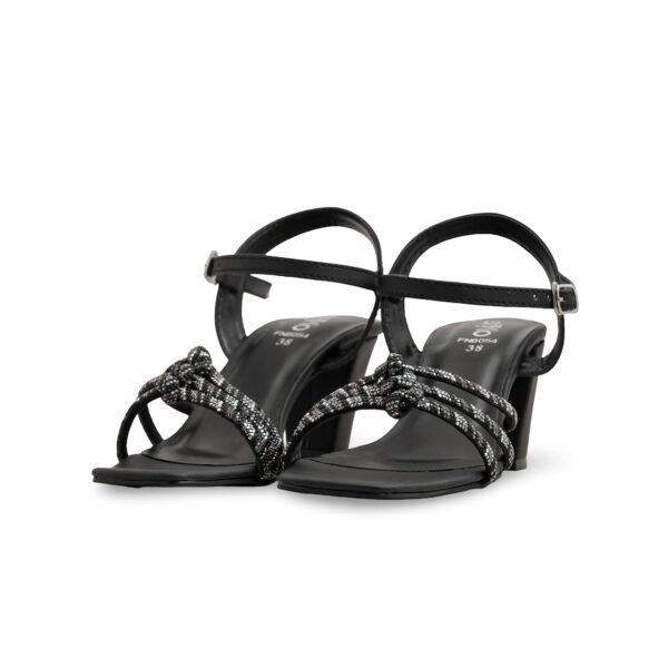 Black Fancy Sandal FN6054 - view 2